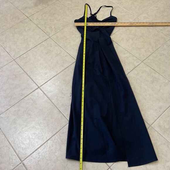 NEW BTFBM Summer Boho V-Neck cut out midi-Max dress Women’s M Black smocked back - Picture 8 of 10